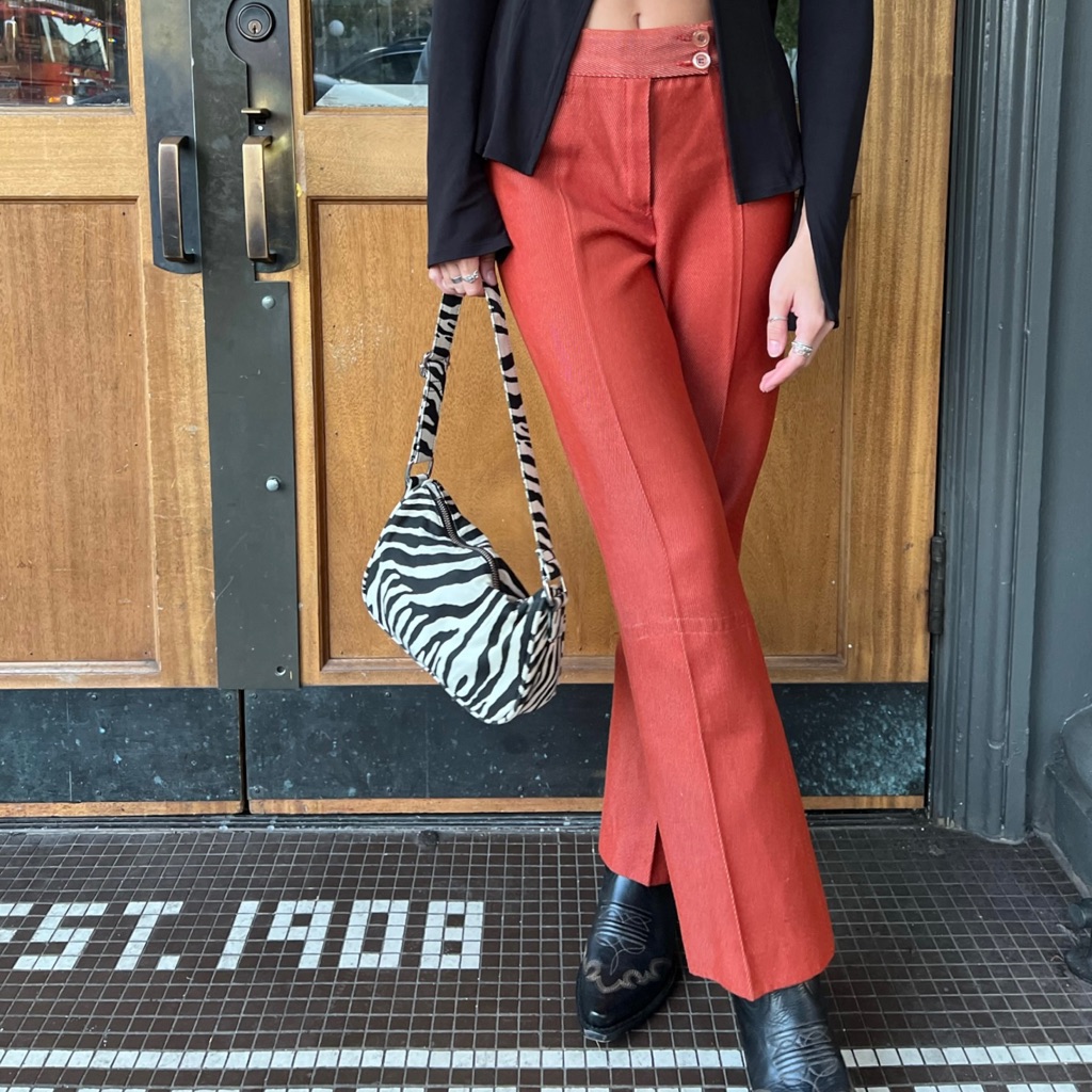 The Golden M Of Norway Rust Vintage Straight Leg Ski Pants